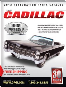 OPGI Cadillac parts catalog