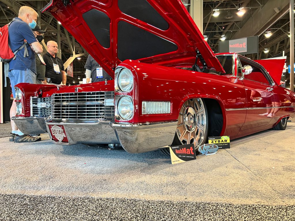 1966 Red Cadillac Deville at SEMA 