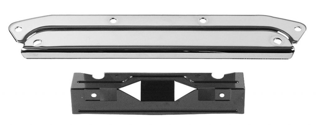 Chrome Rear License Plate Bracket Set